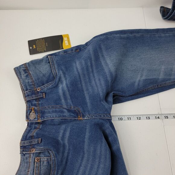 Lee x-treme comfort jeans slim 14 womens 2632 denim blue 28x30 nwt - Picture 9 of 12